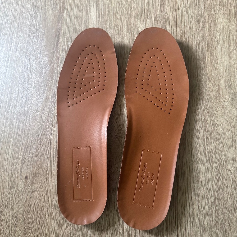 Zegna Leather Insole Size 8 (from Triple Stitch Suede Sneakers)